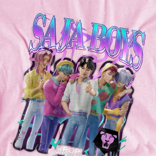 K-Pop Demon Hunters Camiseta con logo para niños Saja Boys (Rosa) - Image 3