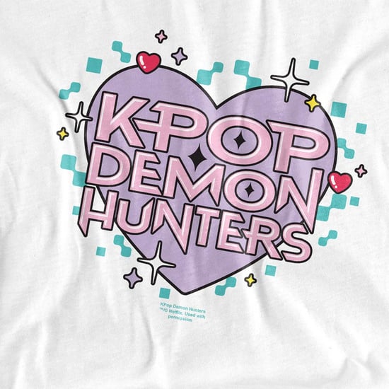 K-Pop Demon Hunters Camiseta entallada de mujer/dama con corazones pixelados (Blanco) - Image 3