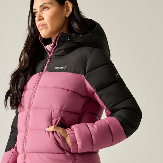 Regatta Chaqueta acolchada para mujer Aldthorn (Violeta/Negro) - Image 6