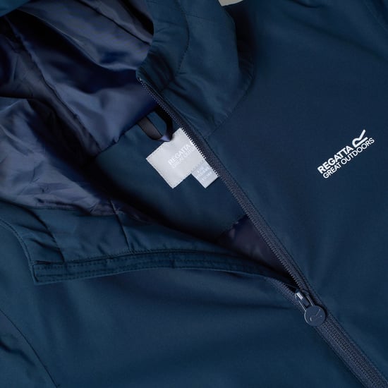 Regatta Chaqueta impermeable acolchada Hurdle para niños (azul marino) - Image 5