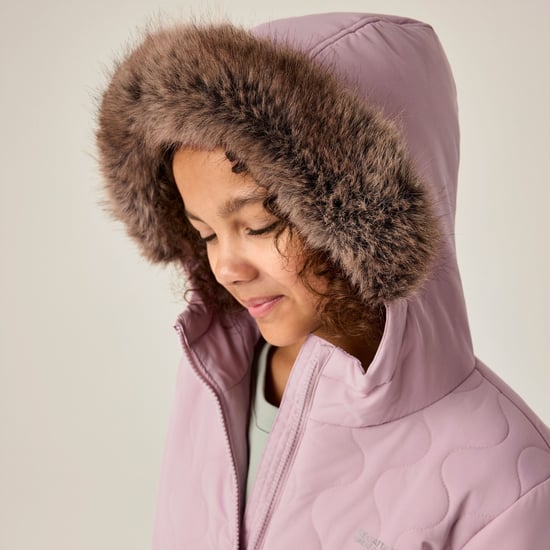 Regatta Chaqueta acolchada Fabrizia II para niños (lila empolvado) - Image 3