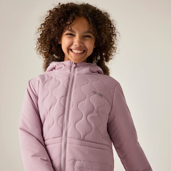 Regatta Chaqueta acolchada Fabrizia II para niños (lila empolvado) - Image 5