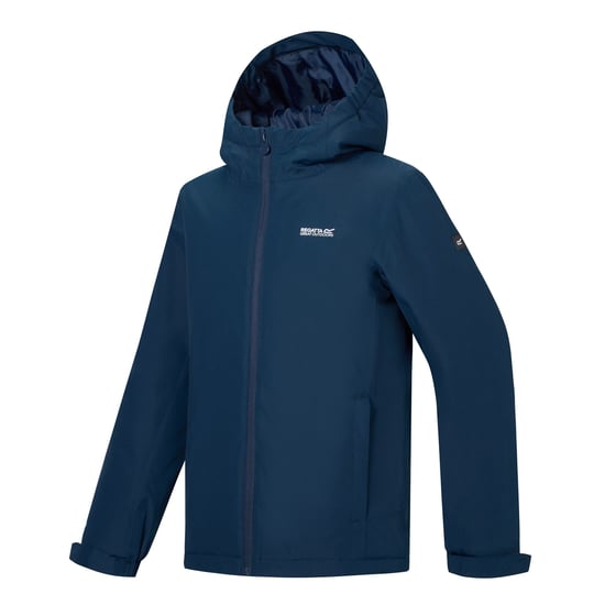 Regatta Chaqueta impermeable acolchada Hurdle para niños (Azul marino) - Image 3