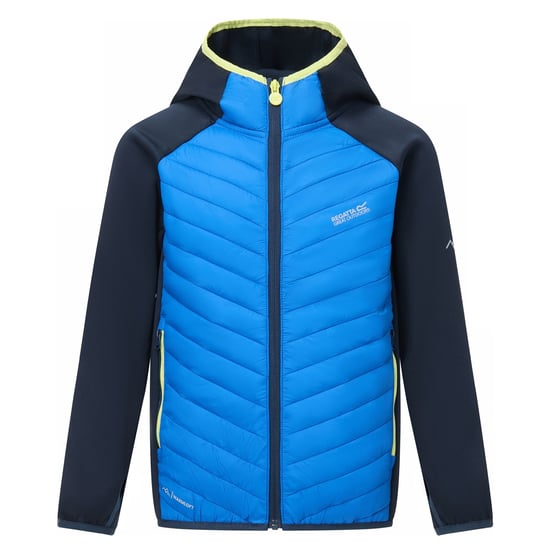 Regatta Chaqueta acolchada híbrida Andreson para niños (Azul marino/Azul olímpico) - Image 1