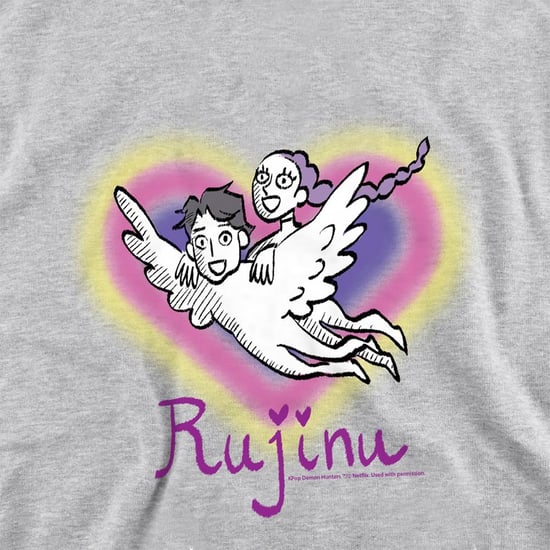 K-Pop Demon Hunters Sudadera con capucha infantil Huntrix Saja Boys Rujinu Saja Boys Heart (Athletic Heather) - Image 3