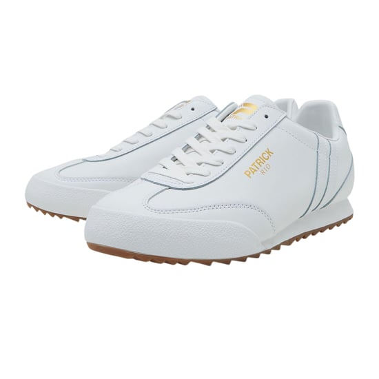 Patrick Rio Zapatillas de ante para hombre (Blanco/Blanco) - Image 5