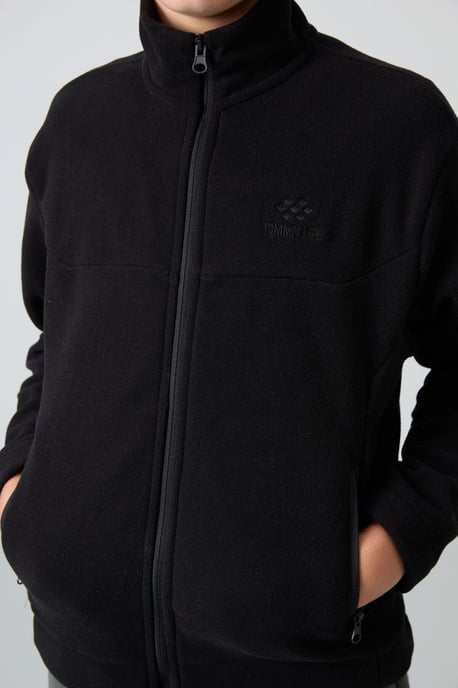 Tommy Life Sudadera juvenil con cuello de cremallera - Image 2