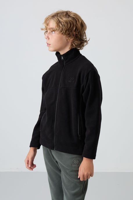 Tommy Life Sudadera juvenil con cuello de cremallera - Image 4
