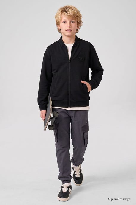 Sudadera juvenil con cremallera y cuello redondo Tommy Life - Image 1
