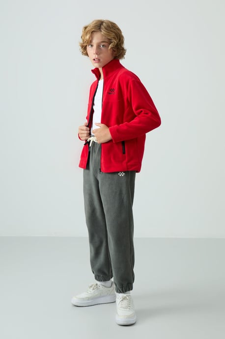 Sudadera juvenil con cuello de cremallera - Image 2