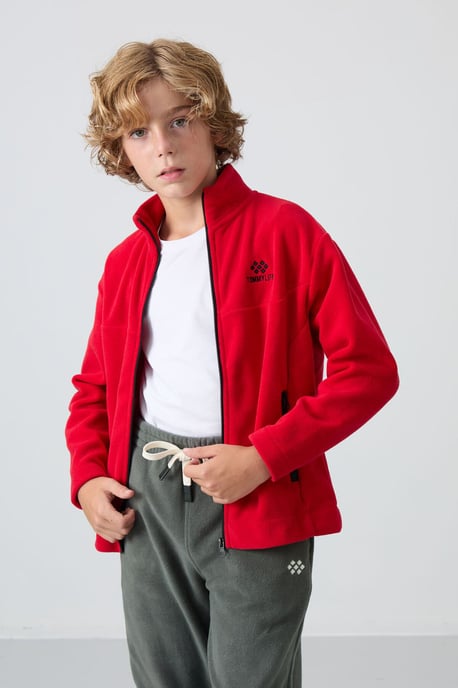 Sudadera juvenil con cuello de cremallera - Image 5