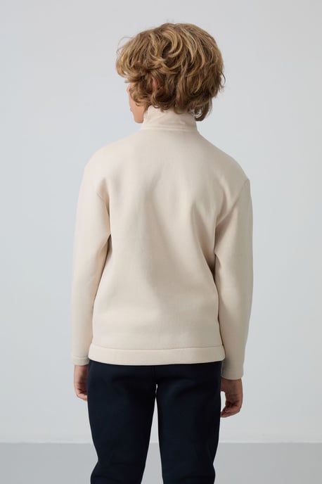 Tommy Life Sudadera juvenil con cuello de cremallera y bolsillo - Image 5