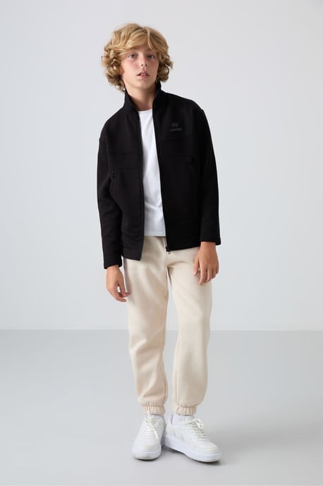 Sudadera juvenil con cuello de cremallera - Image 2