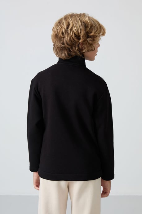 Sudadera juvenil con cuello de cremallera - Image 6