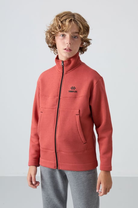 Sudadera juvenil con cuello y cremallera Tommy Life - Image 4
