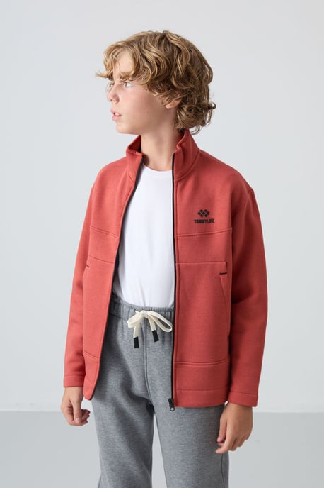 Sudadera juvenil con cuello y cremallera Tommy Life - Image 6