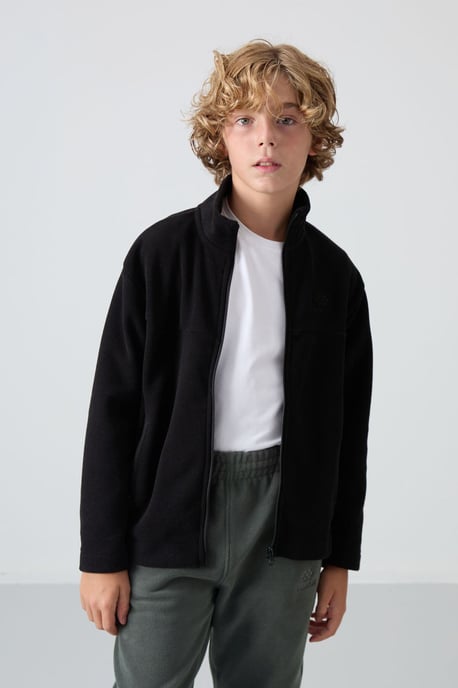 Tommy Life sudadera juvenil de felpa con cuello de cremallera - Image 2