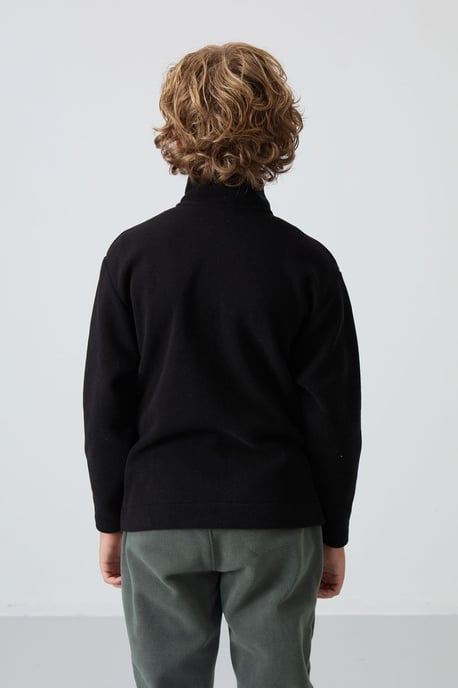 Tommy Life sudadera juvenil de felpa con cuello de cremallera - Image 6