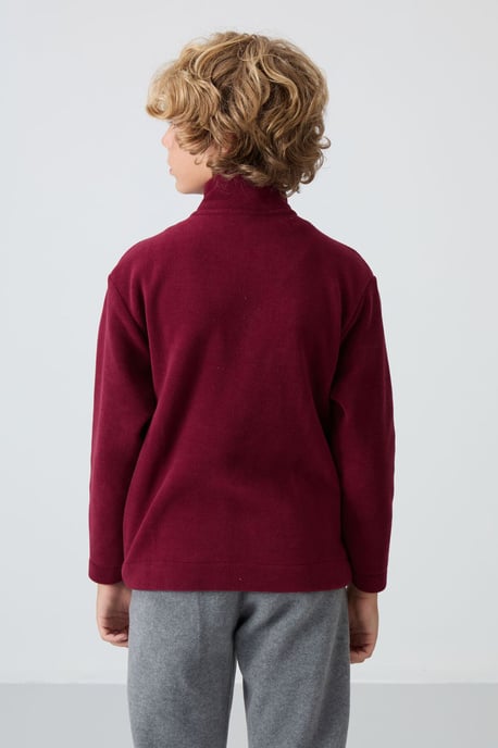 Sudadera juvenil con cuello de cremallera - Image 6