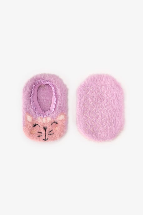 Penti calcetines zapatilla para niña con gato decorativo - Image 2