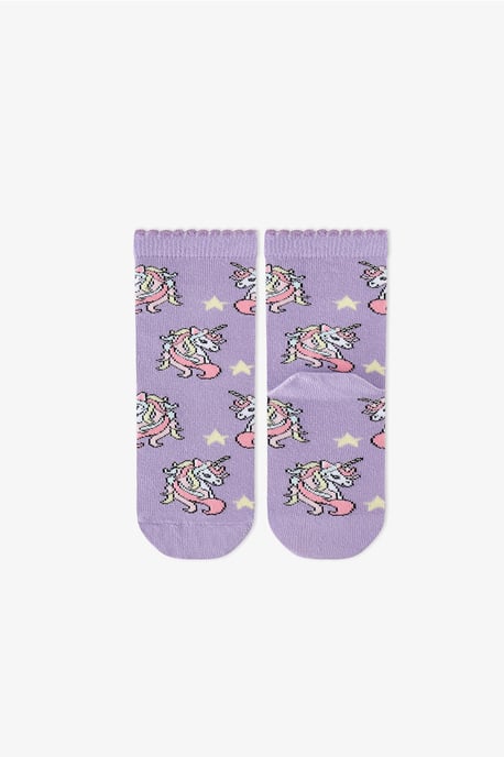 Penti Girls' Unicorn Sky pack de 2 calcetines tobilleros - Image 5