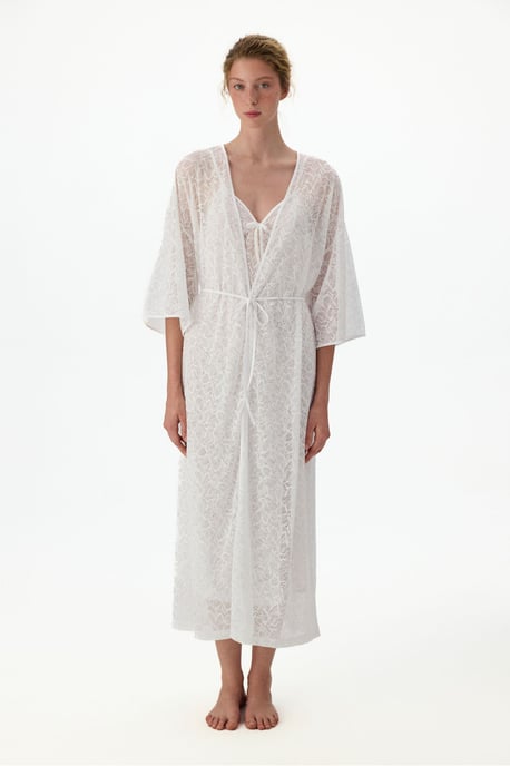 Bridal Camisón de encaje delicado - Image 1