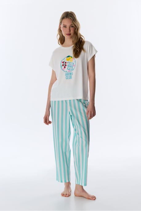 Hailey Food Print camiseta de pijama de manga corta - Image 2
