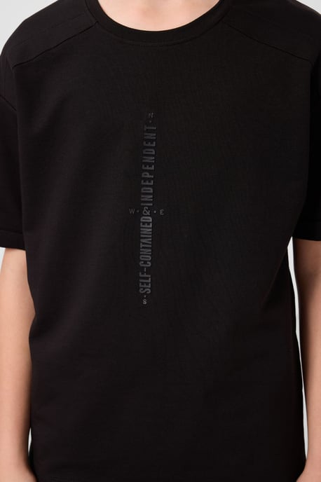 Camiseta juvenil oversize de cuello redondo - Image 3