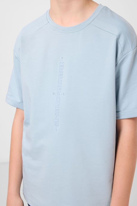 Camiseta oversize juvenil de cuello redondo - Image 5