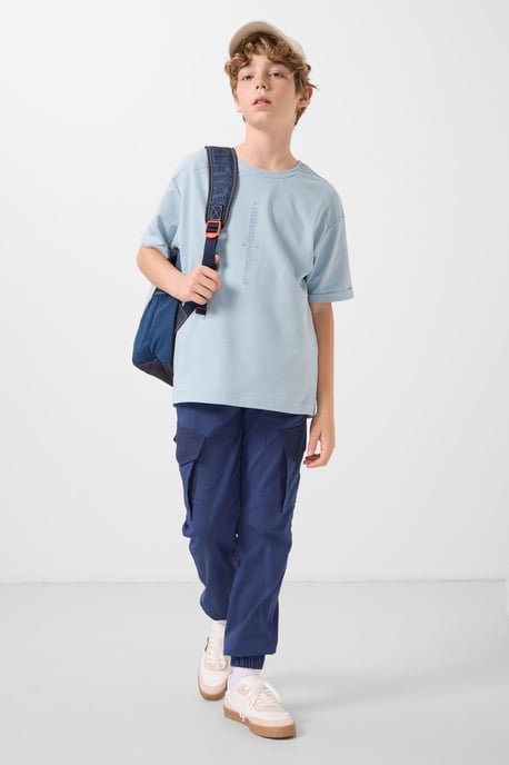 Camiseta oversize juvenil de cuello redondo - Image 6