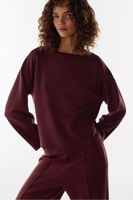 Silky Touch Top de manga larga - Image 1