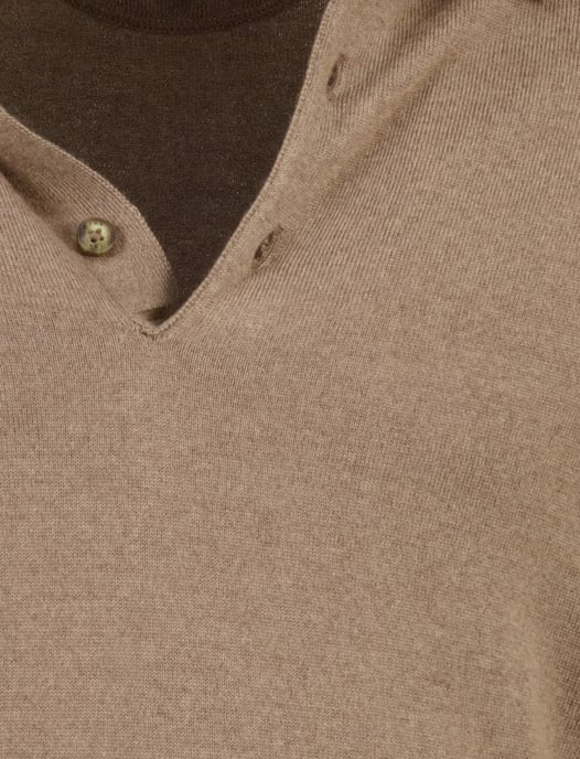 BRAX Polo marrón de lana merina - Image 3