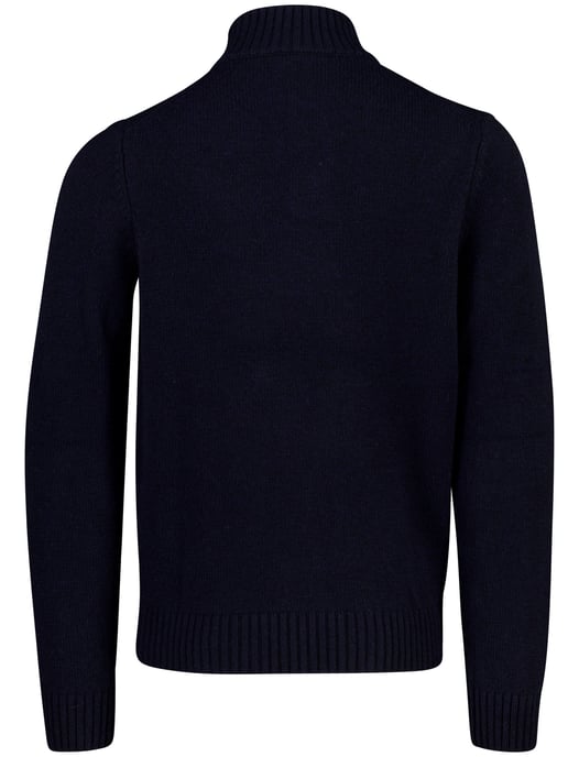 New Zealand jersey de punto azul marino con cuello marinero - Image 3