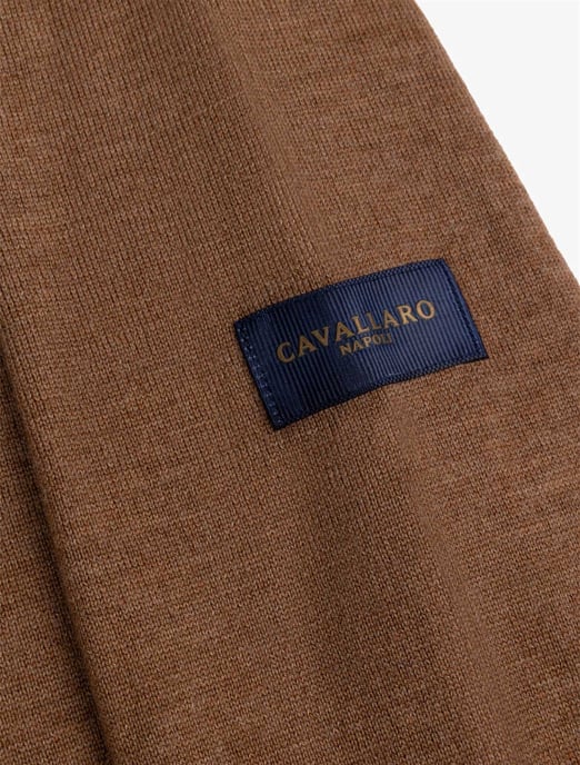 Cavallaro polo marrón lana merina - Image 4