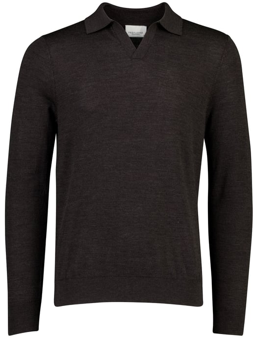 Jersey marrón de punto Profuomo - Image 2