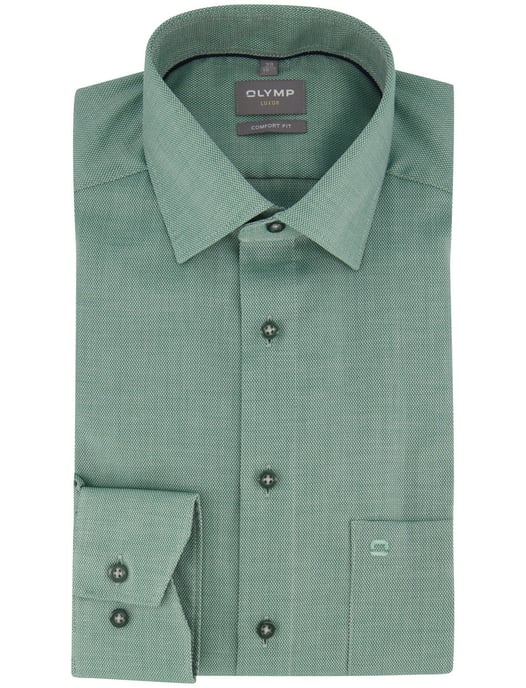 OLYMP Camisa verde sin plancha - Image 2