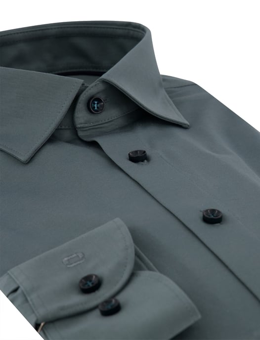 OLYMP Camisa verde de jersey - Image 3