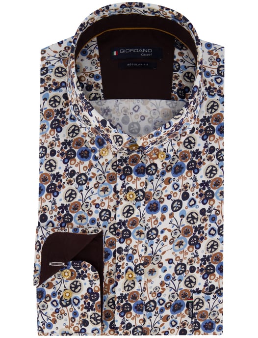 Camisa Giordano marrón - Image 2