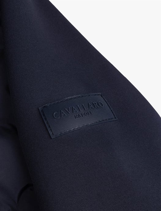 Cavallaro Chaqueta acolchada Azul oscuro Forrada - Image 4
