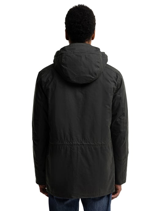 Chaqueta encerada verde Barbour con capucha - Image 2