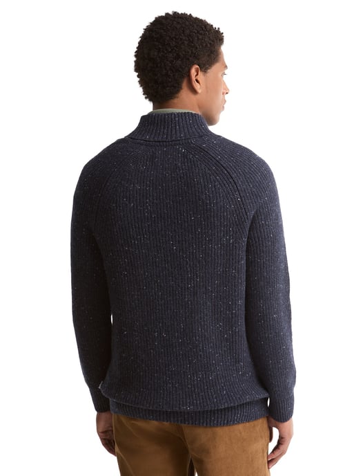 Jersey de lana azul marino Barbour - Image 2