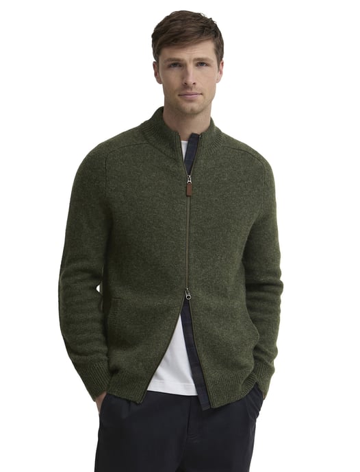 Barbour Cárdigan de punto verde - Image 1