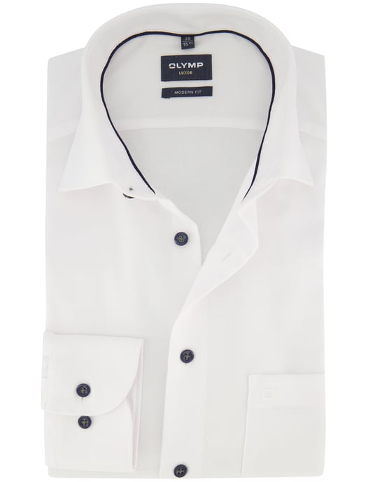 OLYMP Camisa blanca sin plancha - Image 1