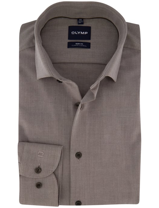 OLYMP Camisa Gris Jaspeada - Image 1
