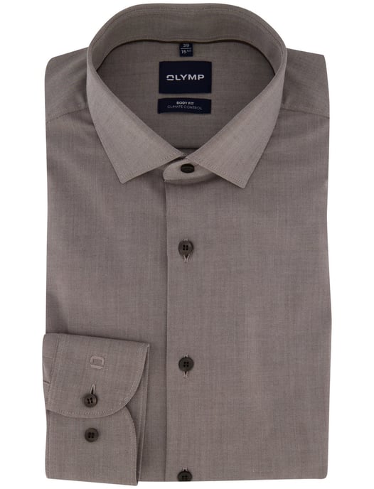 OLYMP Camisa Gris Jaspeada - Image 2
