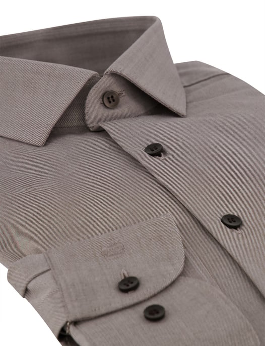 OLYMP Camisa Gris Jaspeada - Image 3