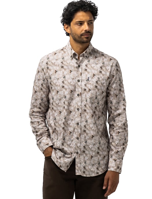 State of Art Camisa de franela marrón - Image 1