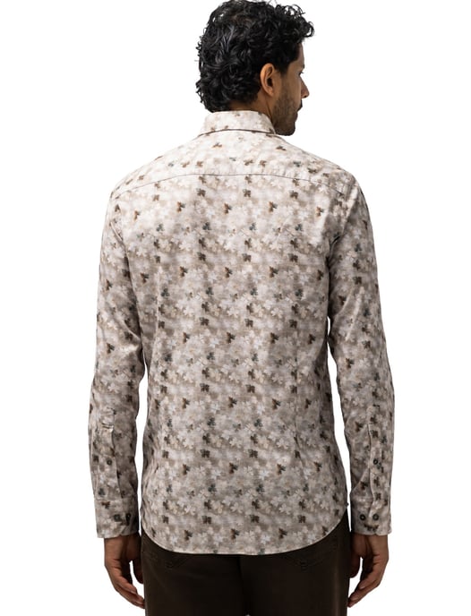 State of Art Camisa de franela marrón - Image 2