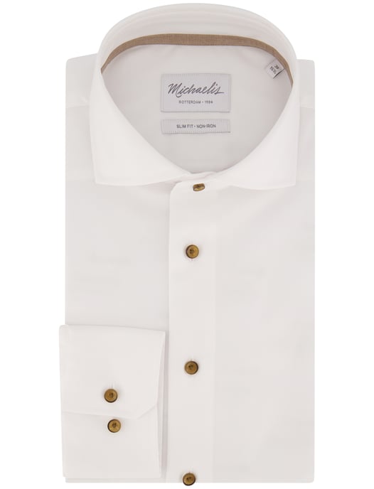 Camisa Michaelis blanca sin plancha - Image 2