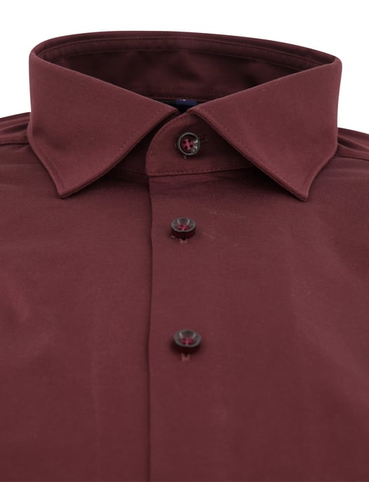 OLYMP Camisa lisa burdeos - Image 3